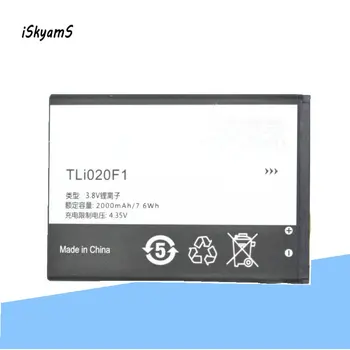 iSkyamS 1x2000 ма TLI020F1 Батерия за Alcatel PIXI 4 5045D/Pop 2 5042D J726T J726T-so2 J728T TCL J726T C7 7040D TCL J720