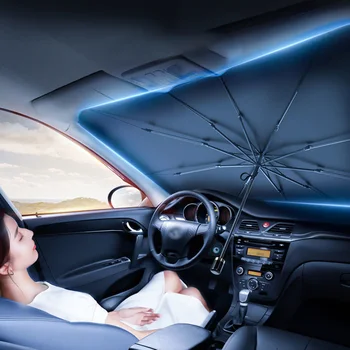 Авто сенника на Предното стъкло, Чадър за EV, който предпазва от слънце и топлоизолации, Сгъваема сенника, Чадър за Защита на превозното средство