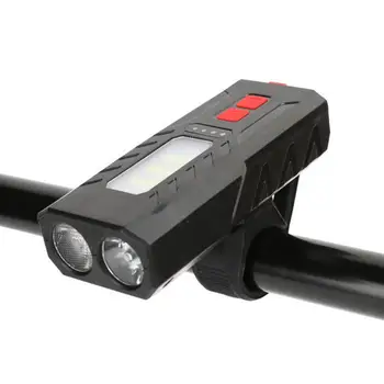 Велосипедна фаровете Водоустойчива Акумулаторна с няколко подсветками USB фенерче за зареждане на предната светлини на велосипеда и Аксесоари за колоездене