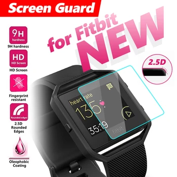 Защитно фолио за екрана твърдост 9H 2.5 D за Fitbit Blaze Smart лесно за Инсталиране Защитно фолио за стъкло за smart часа Fitbit Blaze