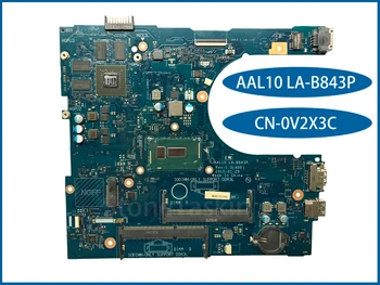 Най-добрата стойност CN-0V2X3C за Dell Inspiron 15 5758 дънна Платка на лаптоп AAL10 LA-B843P SR23W I7-5500U 100% тествана