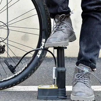 Нов 1 бр. мини-крак въздушна помпа с високо налягане, велосипед, автомобил, баскетболно играчки, надуваем удобен foot помпа