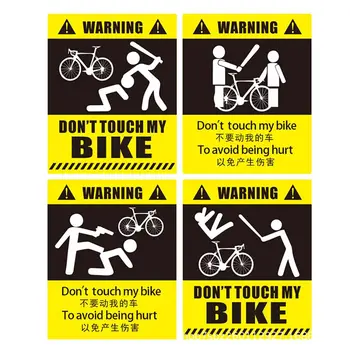 Предупредителен стикер на Велосипед 