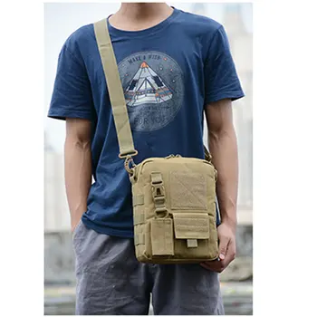 Тактическа чанта-Месинджър, мъжки военна камуфляжная чанта през рамо, Спортна чанта на открито, ловна чанта