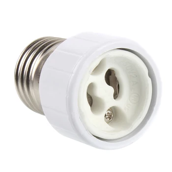 1 Бр. конвертор E27 в GU10 led лампа Адаптер за лампи с резба съединение керамични материали, E27 ВGU10
