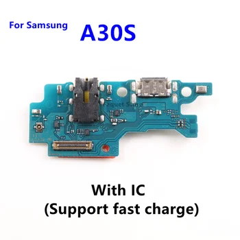 10 бр. нов за Samsung Galaxy A30S A307 A307F, докинг конектор, зарядно устройство, Micro USB порт за зареждане, гъвкав кабел, микрофон, такса
