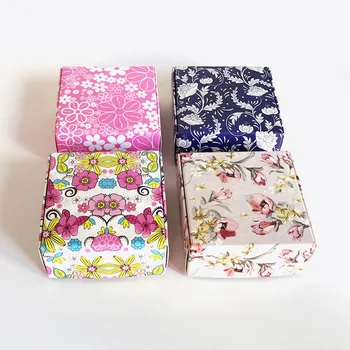 10шт Празнична подарък кутия за Опаковане на бижута Кутия за сватбени бонбони за гости Цветна кутия за опаковка на ръчно изработени сапуни