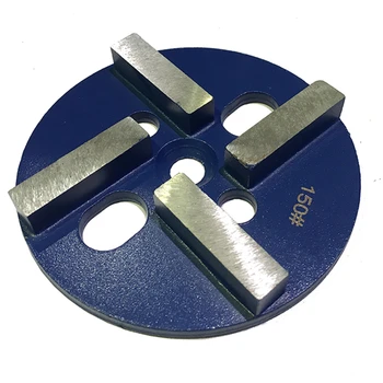 12ШТ D100mm Универсален 4-Инчов Diamond Circle с метална връзка - Циклене кръг с 4 сегмента, дебелина 10 мм, идеален за Полиране на пода