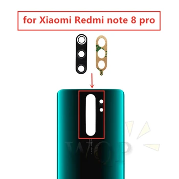 2 бр. за Xiaomi Redmi note 8 pro камера стъклен обектив на Задната камера Подмяна на стъкло на обектива на Ремонт на резервни части с лепило