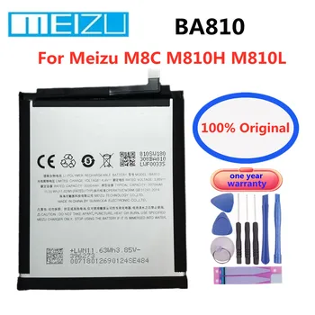 2022 Оригинален 3070 ма BA810 Взаимозаменяеми Батерия За Смартфон Meizu M8C M 8C M810H M810L, Акумулаторни Батерии За мобилни Телефони