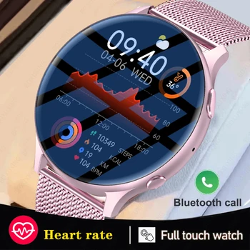 2023 Модерен смарт часовници с Bluetooth-разговори, женски Умни часовници, сърдечната Честота, кръвно налягане, Многофункционални спортни часовници, мъжки Женски Умен часовник, Дамски Умен часовник