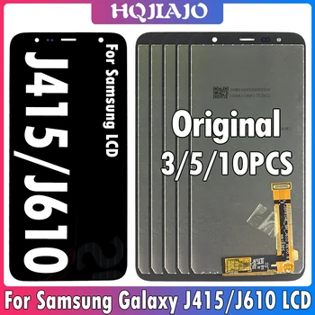 3/5/10 бр. Оригинални За Samsung Galaxy J4 + 2018 J4 Plus J415 J415F J415G LCD сензорен дисплей, Дигитайзер За J6 + Plus J610 LCD