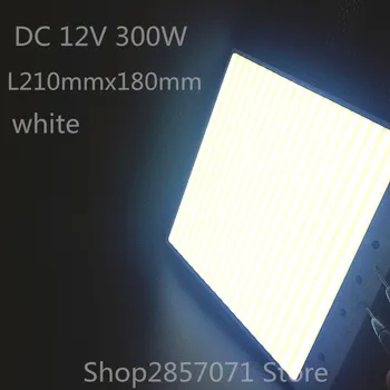 300 W 12 В Ултра Ярък COB LED Бяла Лента авто Лампа Източник на Светлина Чип голям размер L210mmx180mm проект осветление 2000ma за 