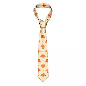 Cartoony Вратовръзка с Птици-индюшками за мъже и Жени, вратовръзка, Аксесоари за дрехи