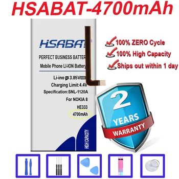 HSABAT висок клас марка, 100% Нова батерия 4700 mah HE333 за NOKIA 8 Sirocco 8 Sirocco в наличност