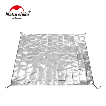Naturehike Подложка за пикник на открито, непромокаема Подложка за палатки от пластмасов алуминиево фолио, Сгъваема Плажен етаж дюшек за къмпинг, малка козирка