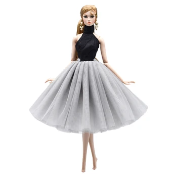 NK Официалния 1 бр., висококачествено куклено рокля, облекло за сватбеното парти, рокля, лейси пола, стоп-моушън облекло за кукли Барби, Аксесоари за детски играчки