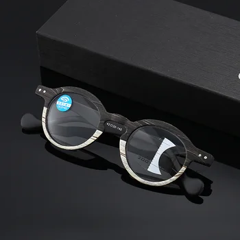 RBENN 2020 Новите Прогресивни Очила за четене под Дървото, мъжки, Женски, Анти-Синя Светлина, Класически vintage слънчеви Очила за Старческо + 1,5