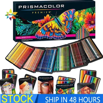 sanford prismacolor 72 цветни моливи 4 мм маслен цветен молив за рисуване на скица Цветен молив за художествената гимназия лидице кутия за рисуване с молив