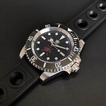STEELDIVE мъжки автоматичен часовник, мъжки ръчен часовник за гмуркане механични ръчни часовници 200 м водоустойчива швейцарски суперсветящиеся часовници