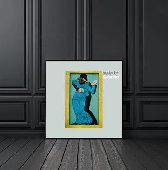 Steely Dan - Gaucho Музикален плакат с капак албум, принт на платно, рап, хип-хоп, Музикална звезда, певица, Стенни живопис, Декорация (без рамка)