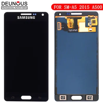 TFT дисплей За Samsung Galaxy A5 2015 LCD дисплей A500 Дисплей, Дигитайзер, Тъч Сензор Стъкло В Събирането Може да се Регулира A500 A500F A500FU A500H