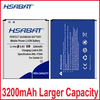 Батерия HSABAT 0 Cycle 3200 ма C3 за Oukitel C3, висококачествен взаимозаменяеми батерия за вашия мобилен телефон