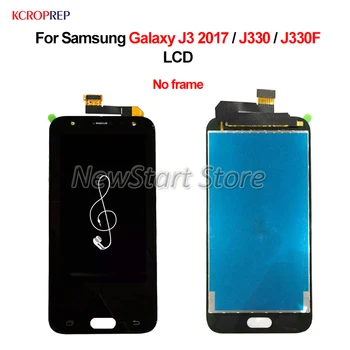 Без Рамка За Samsung Galaxy J3 2017 LCD Сензорен дисплей, Дигитайзер, в Събирането, Подмяна 5,0 