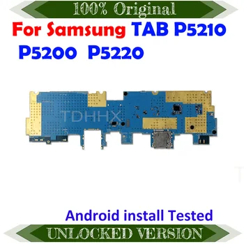 Версия ЕС За Samsung P5210 P5200 Логическа такса, 100% Оригинал За Samsung Galaxy Tab 3 10,1 P5210 P5200 WIFI & 3G дънна Платка MB