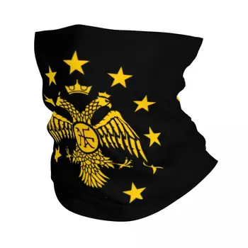 Византийският Орел, Символ На Флаг Шарена Кърпа На Врата Корицата На Увиване На Шал Топла Маска Колоездене Унисекс За Възрастни Зимни