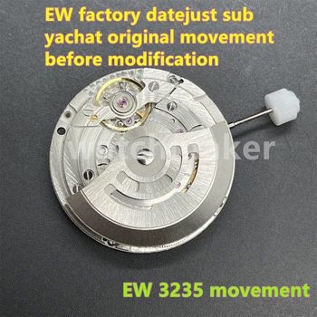 Детайли часов механизъм механизъм EW 3235 заводска дата EW just sub yachat оригинален механизъм до промяна часовщика