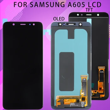 Дисплей Catteny A6 Плюс за Samsung Galaxy A6 2018, сензорен LCD дисплей, дигитайзер, A605, изграждане на инструменти, Безплатна Доставка