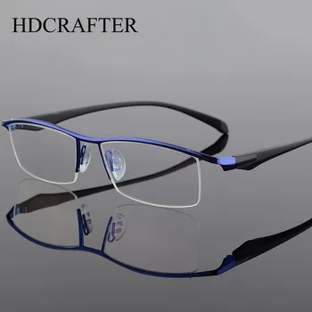 Дограма за мъже точки HDCRAFTER от титан TR90, рамки за оптични очила, рамки за очила с прогресиращо късогледство, рамки за очила по лекарско предписание