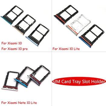 За Xiaomi 10 Lite Mi Note 10 Pro притежателя на слота за сим-карти, резервни части