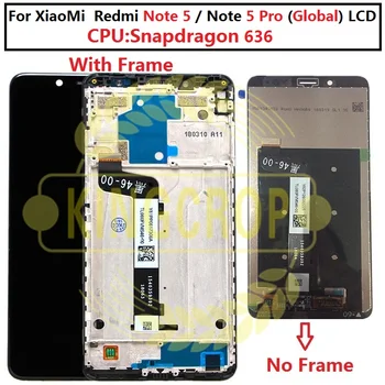 за Xiaomi Redmi note 5 redmi note 5 pro LCD дисплей + Тъчпад Дигитайзер с рамка за redmi note 5 pro LCD