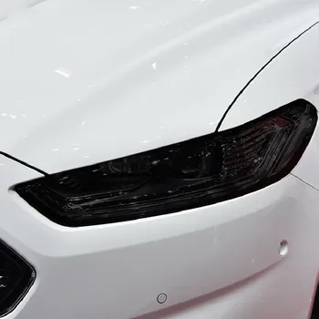 Защитно фолио за автомобилни фарове Опушен-черен прозрачен стикер на предния фенер от TPU за Ford Mondeo MK5 2015 г.-сега Аксесоари