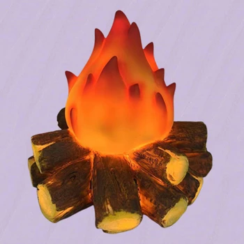 Имитативната въглища лампа, декоративни светлини, беспламенный камина, на дърва огън, реалистично 3D led пламък за украса на фестивала, домашен декор
