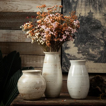 Керамична ваза Геометрична абстракция, терариум, интериорен цвете, хидропоника, ваза за цветя, изделия Maceteros, Ретро начало декор AA50VA