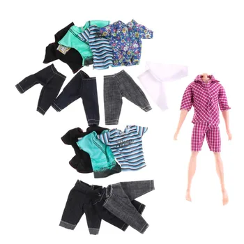 Модни детски играчки Kawaii, 3 комплекта дрехи за кукли Кен, официално облекло за парти за любителите на Барби, подаръци за деца и момчета, една игра 