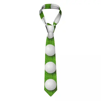 Мъжка вратовръзка Класически тесен топка за голф билкови вратовръзки с тясна яка, всекидневни вратовръзка, Аксесоари за Подарък
