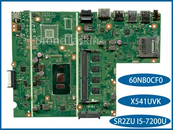 Най-доброто съотношение между цена и качество за Дънната платка на лаптоп Asus X541UAK X541UVK 60NB0CF0 SR2ZU I5-7200U 100% Тестван