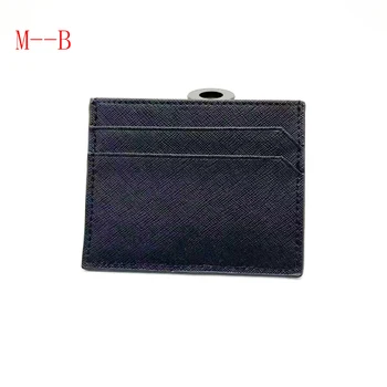 Нова мъжка чанта за карти от естествена кожа, с кръстосан модел, всекидневни модерен портфейл с щипка за кредитна карта, MB 2024