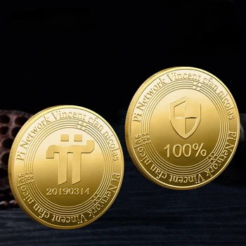 Нова са подбрани Монета Pi Coin NFT Crypto Монета Айде Криптовалюта Метални Изделия Позлатени Сувенири и Подаръци