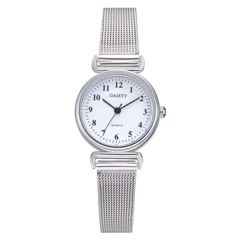 Нови отгоре дамски часовник, дамски ежедневни кварцов часовник-гривна, дамски часовници с метална решетка от неръждаема стомана, Relogio Feminino часовници