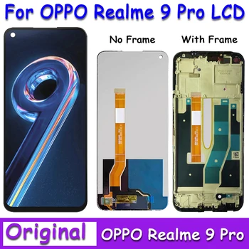 Оригинален За Oppo Realme 9 Pro 9Pro LCD дисплей, Панели, Екран, Тъчпад, Дигитайзер За Realme9 Pro RMX3471 RMX3472 LCD