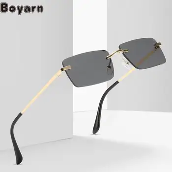 Очила Boyarn, новост, ретро, малки квадратни, популярни в Европа И Америка, пънк очила, квадратни океанските слънчеви очила, слънчеви очила