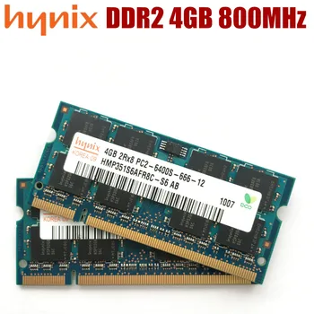 Паметта на лаптоп 4GB DDR2 PC2 6400S, 4G 8G, 800 Mhz, 200-пинов конектор SO-DIMM