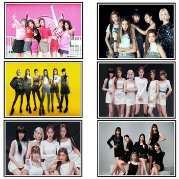 Плакат Kpop АЙВ, стикери за стена, Албум на корейската мода, сладък идол група, HD фото, снимки за феновете, подарък
