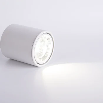 Повърхностен монтаж cob Led Spot 5w 7w 10w 12w Кръгъл Тавана лампа COB Топло бяло/студено бяло повърхностен монтаж на Вътрешното осветление