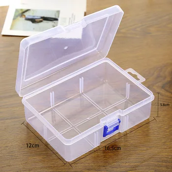 Прозрачни пластмасови кутии за съхранение на козметика с Голям капацитет, Преносими Подвижна Органайзер за Дома, Прозрачен Органайзер за грим